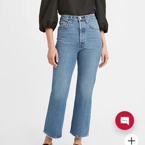Levi’s Ribcage Cropped Bootcut Button Fly Jeans